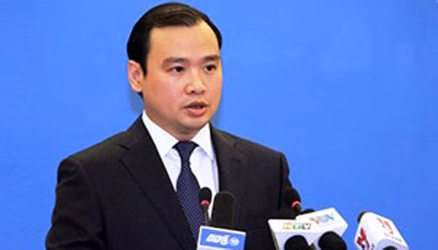 Người phát ngôn Bộ Ngoại giao Việt Nam Lê Hải Bình.