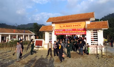 Làng Ho (Quảng Bình), một địa danh nổi tiếng của tuyến đường Trường Sơn.