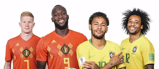 Cùng theo đuổi lối chơi tấn công hoa mỹ, liệu Bỉ hay Brazil sẽ khẳng định được sức mạnh ở "cuộc gặp thượng đỉnh" tới đây?
