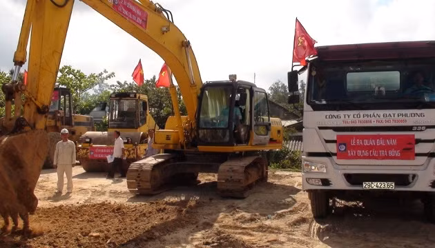 Quảng Ngãi xây dựng cầu Trà Bồng
