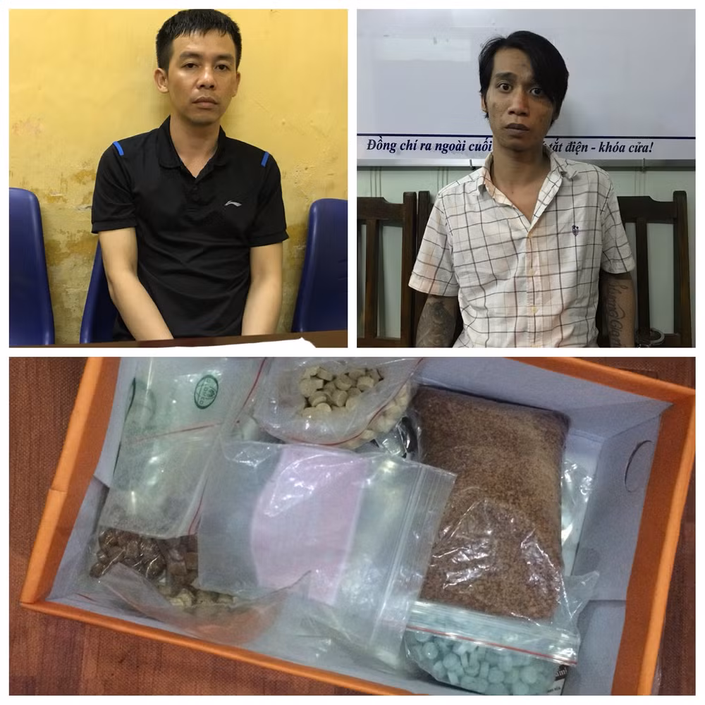 Tên Nguyễn Văn Nam cùng tang vật bị bắt giữ