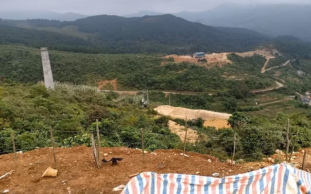 Khu đất được giao để trồng rừng của Công ty cổ phần Khoáng sản Na Rì Hamico.