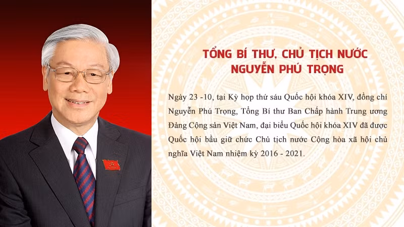 [Infographic] Tổng Bí thư, Chủ tịch nước Nguyễn Phú Trọng