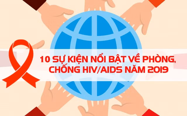 [Infographic] 10 sự kiện nổi bật về phòng chống HIV/AIDS năm 2019