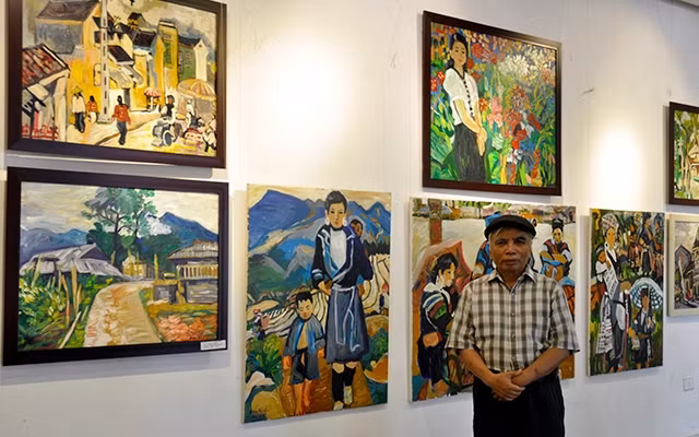 Họa sĩ Tô Ngọc Thành đam mê, giàu cá tính sáng tạo.