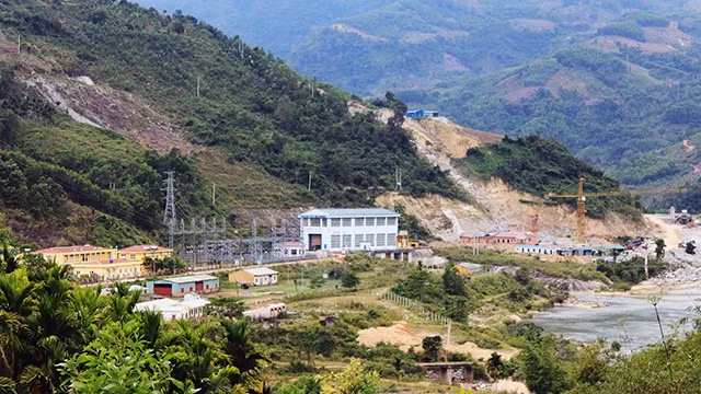 Hiện trạng công trình thủy điện Sơn Tây.