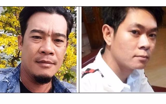 Đối tượng lừa đảo Đặng Văn Hà và Lưu Giàu Em.