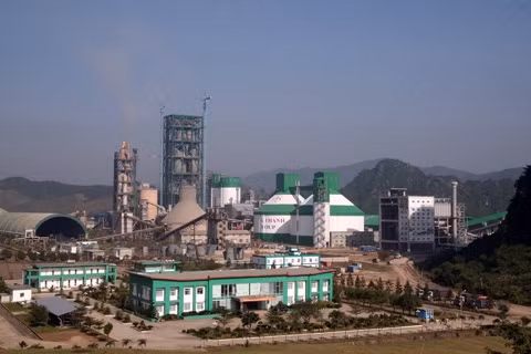Một góc Khu kinh tế Nghi Sơn.