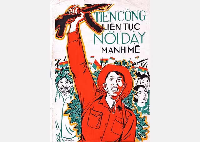 Tranh của Xưởng tranh cổ động Trung ương.
