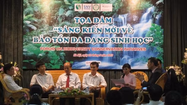 Tọa đàm “Sáng kiến mới về bảo tồn đa dạng sinh học”.