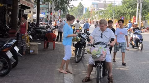 Cuộc sống thường ngày của người Nga tại Vũng Tàu.