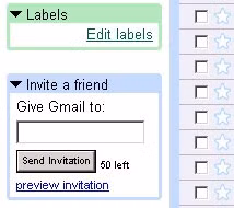 Mỗi chủ tài khoản Gmail đều được<br>cấp một số thư mời để gửi cho bạn bè.