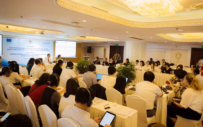 UNICEF khuyến nghị nhân rộng Tòa gia đình và người chưa thành niên