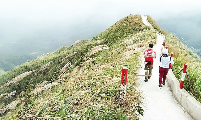 Đón gió mùa trên “sống lưng khủng long” 