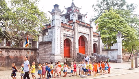 Khu di tích Cổ Loa. Ảnh: LÊ BÍCH