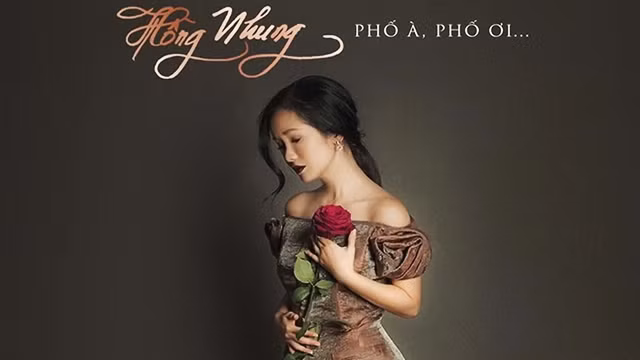 Bìa album “Phố à, phố ơi…” của Hồng Nhung.
