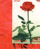 Tem có mùi hoa hồng<br>của Thái-lan (năm 2005).