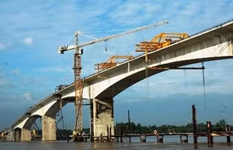 Chuẩn bị thông xe kỹ thuật cầu Hàm Luông