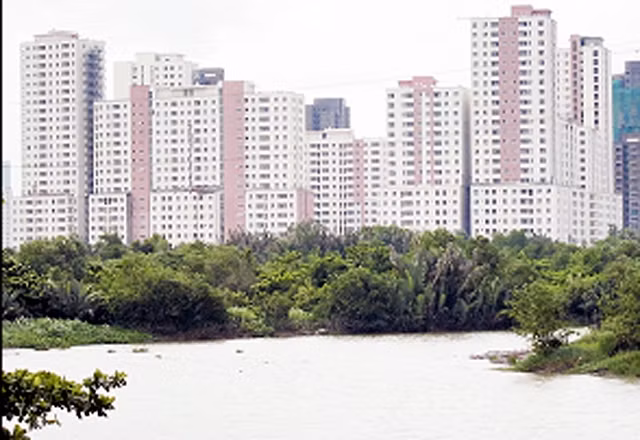 Khu đô thị mới văn minh, hiện đại ở quận 2 đang dần hình thành rõ nét. 