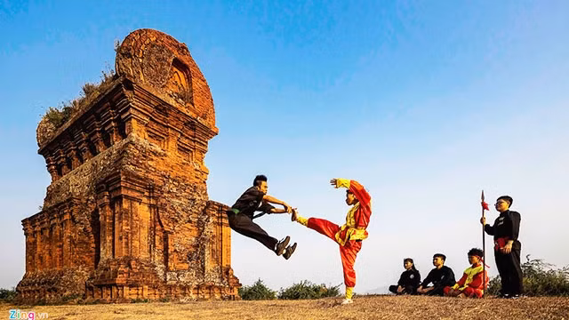 Biểu diễn võ Bình Định. Ảnh: Võ Việt