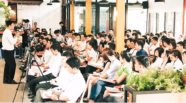 Ðến với Sihub, các bạn trẻ đam mê khởi nghiệp không chỉ có không gian làm việc thoải mái, miễn phí, mà còn được tham gia nhiều chương trình hội thảo bổ ích.