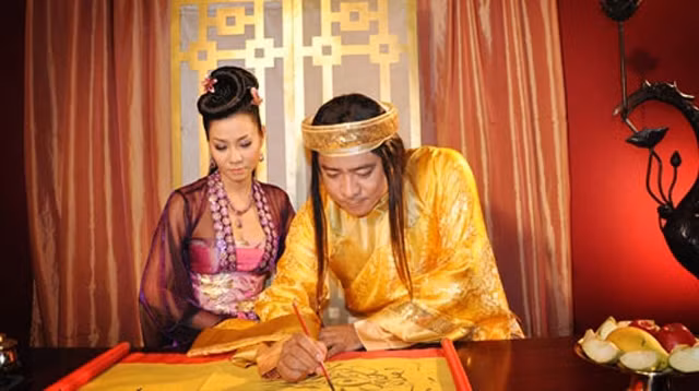 Cảnh phim Anh chàng vượt thời gian - bộ phim được coi là "thảm họa", bị VTV dừng phát sóng trước đây.