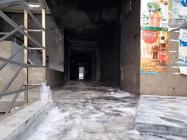 Hiện trường vụ cháy.