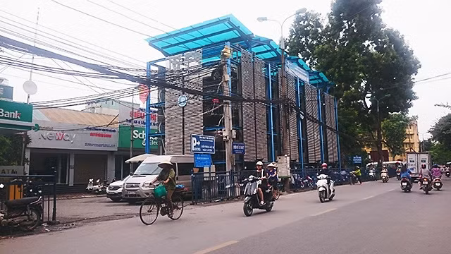 Thành phố chưa có nhiều điểm đỗ xe thông minh, hiện đại.