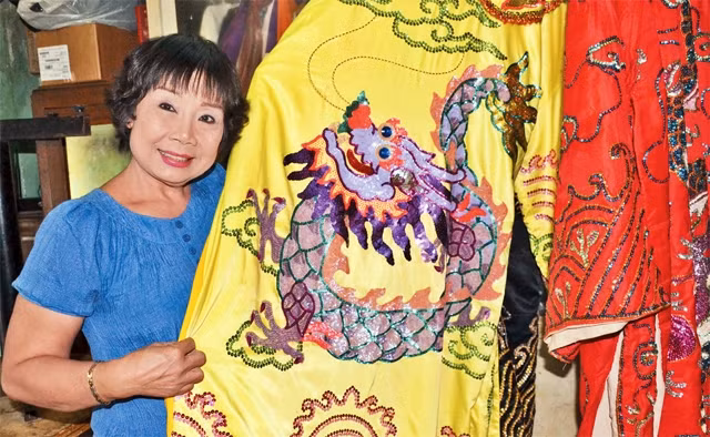 Nghệ sĩ Bảo Ly luôn hết lòng giữ nghề. 