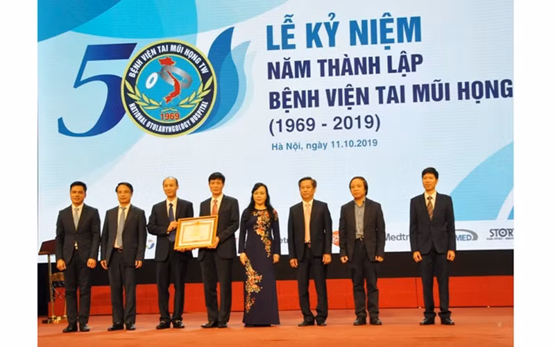 Kỷ niệm 50 năm thành lập Bệnh viện Tai mũi họng Trung ương