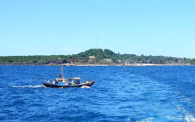 Một góc đảo Cồn Cỏ (Quảng Trị).