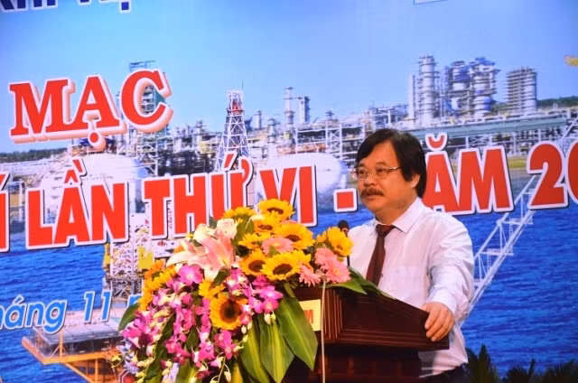 Ông Nguyễn Hồng Minh - Tổng cục trưởng Tổng cục Giáo dục nghề nghiệp, Bộ Lao động, Thương binh và Xã hội phát biểu tại chương trình.