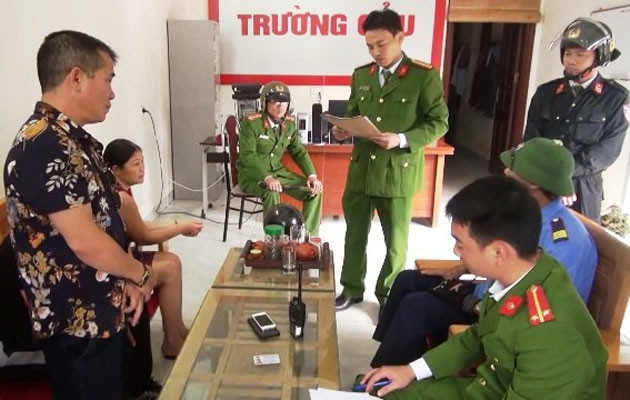 Khám xét cơ sở thuộc Công ty TNHH Trường Cửu.