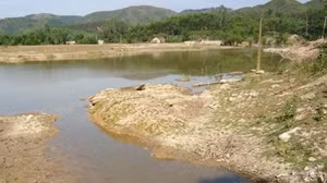 Hồ đập sông ngòi khô cạn...