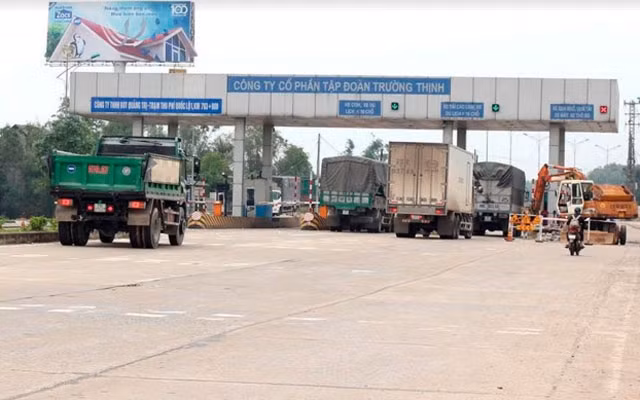 Trạm thu phí BOT TP Đông Hà - thị xã Quảng Trị.