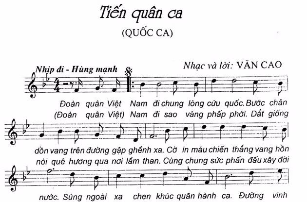  Bộ Văn hoá, Thể thao và Du lịch yêu cầu dừng thu tiền bản quyền "Tiến quân ca"