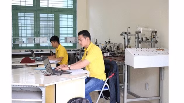 Thí sinh tham dự Kỳ thi tay nghề Thành phố Đà Nẵng năm 2018 (Ảnh: Tổng cục Giáo dục nghề nghiệp).