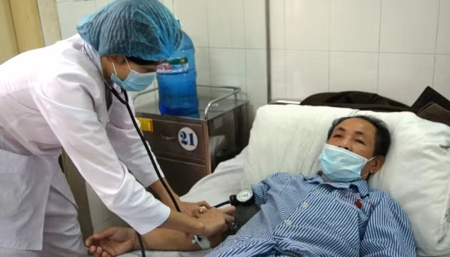 Bệnh nhân điều trị lao tại Bệnh viện Lao phổi T.Ư. 