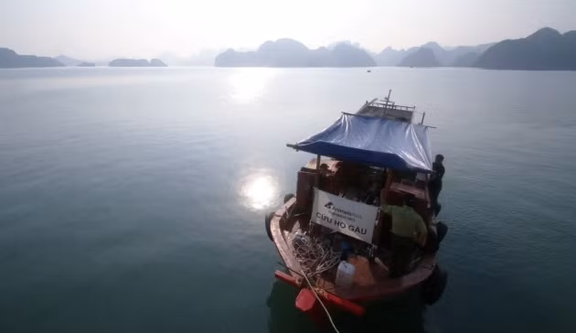 Chuyến cứu hộ trên biển đầu tiên.