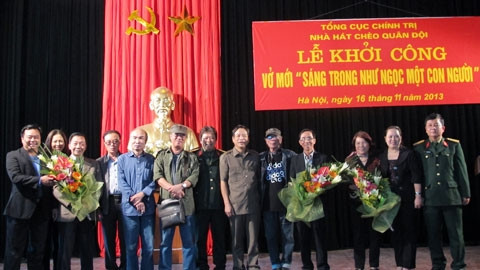 Nhà hát chèo Quân đội khởi dựng vở “Sáng trong như ngọc một con người”