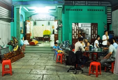 Gia đình đang lo hậu sự cho anh Huỳnh Kim Bảo.
