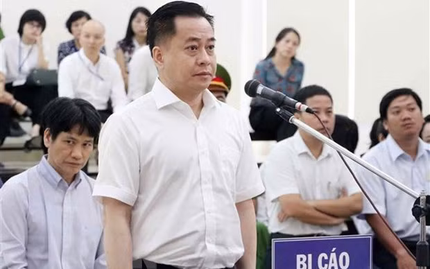 Bị cáo Phan Văn Anh Vũ tại tòa. (Ảnh: Văn Điệp/TTXVN)