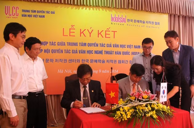  Việt Nam – Hàn Quốc ký hợp tác về tác quyền văn học 
