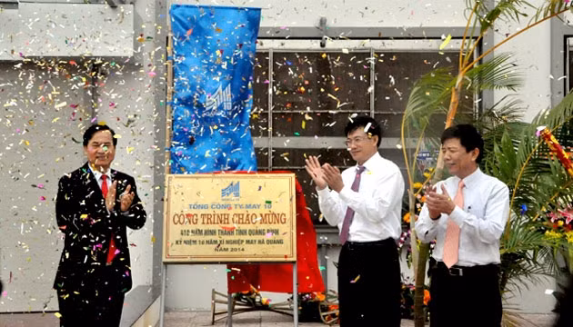 Tổng công ty May 10 mở rộng sản xuất Xí nghiệp may Hà Quảng