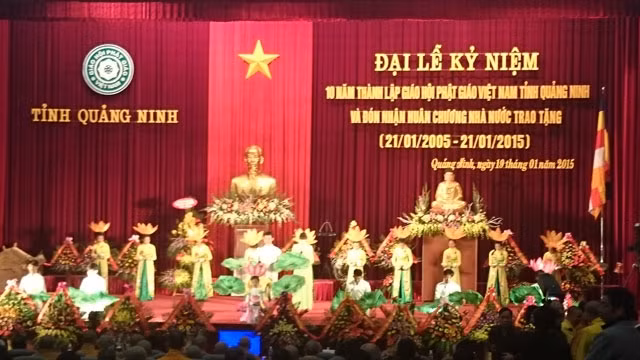 Đại lễ kỷ niệm 10 năm thành lập Giáo hội Phật giáo Việt Nam tỉnh Quảng Ninh