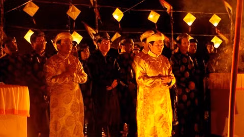 Quang cảnh buổi lễ.