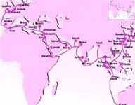 Hệ thống cáp quang SMW-3,
một trong những hệ thống
cáp quang lớn của thế giới
mà Việt Nam tham gia
để kết nối.