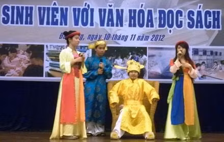 Một tiết mục dự thi.