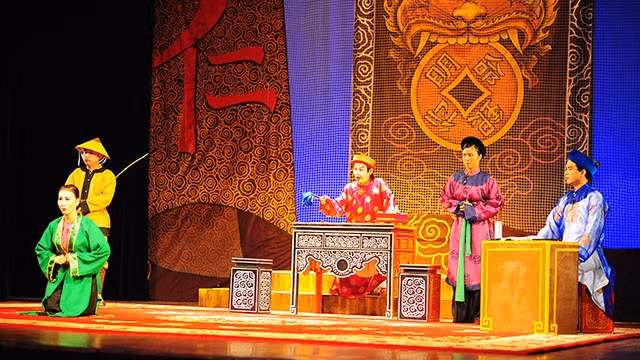 Một vở diễn của Nhà hát Tuồng Trung ương.