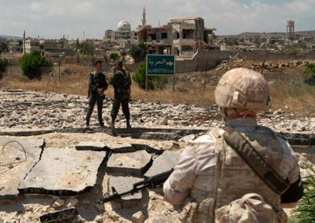 Lực lượng Nga giám sát ngừng bắn ở Syria.